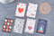 Cartes à bijoux 9x6 cm, x20 (G10851)