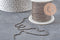 Chaine boule bambou metalgun, chaine bijou,chaine noire, création bijoux, grossiste chaine,creation bijou,1.5mm,1 metre,G2455