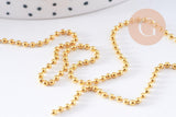 Chaine boule métal 1.8mm x 5 mètres (G10589)
