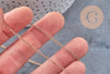 Chaine plate acier 304 inoxydable or rose IP 2.5x2mm, x1 mètre (G10878)