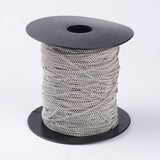 Chaine plate fer platine 3x2mm, x1 bobine de 100m (G7049)