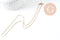Collier Chaine serpent acier inoxydable platine 1mm/43cm, x1