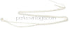 Collier Chaine fine argentée maille plate 1mm, x1 bobine complète 92 mètres (G3030)