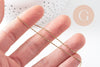 Collier Chaine serpent acier inoxydable platine 1mm/43cm, x1