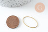 Connecteur ovale laiton brut 26.2mm,pendentif géométriques création bijoux, x20 (G2374)