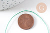 Cordon Vert Métallisé 4 nuances polyester 0.8mm, cordon métallisé pour bijoux, x1 mètre (G10504)