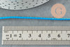 Cordon bleu turquoise or 1.5mm, x1 mètre (G3763)