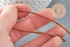 Cordon cuir naturel marron 2mm, x1 mètre (G0930)