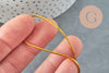 Cordon élastique doré nylon 1mm, x1 mètre (G1478)
