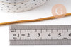 Cordon élastique doré nylon 2.5mm, x1 mètre (G10517)
