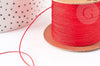 Cordon fil de jade nylon rouge 0.4mm, fabrication bijoux avec nœud coulissant, x1mètre G9117