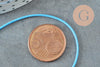 Cordon huilé bleu imitation cuir,fourniture créative, scrapbooking, x1 mètre G8251