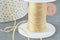 Cordon or clair polyester 1mm, x1 mètre (G3349)