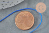 Cordon polyester bleu roi 0.8mm, x5 mètres (G3217)