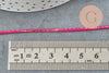 Cordon rose fuchsia or, fabrication bijoux, création bijoux,ruban mariage, scrapbooking, largeur 1.5mm, x1 mètre G3760