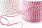 Cordon tressé rose orange turquoise 2mm, cordon pour bijoux,cordon multicolore scrapbooking, x 1 mètre G9119