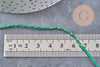 Cordon vert or, fabrication bijoux, création bijoux,ruban mariage,fourniture créative, scrapbooking,1-1.55mm, bobine 100 mètres (G2147)