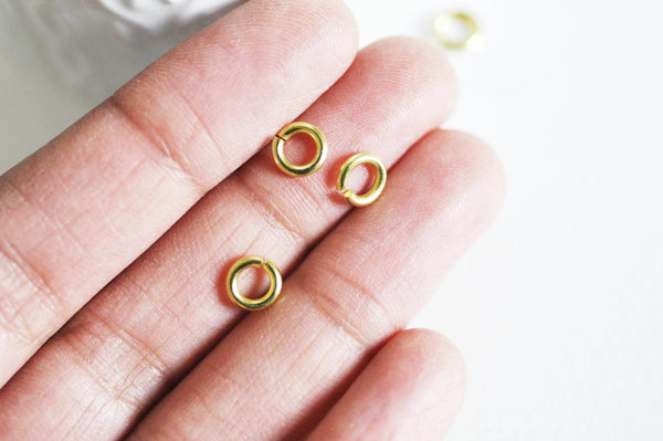 EP Anneaux ronds ouvert laiton brut 4mm, x100 (G1876)