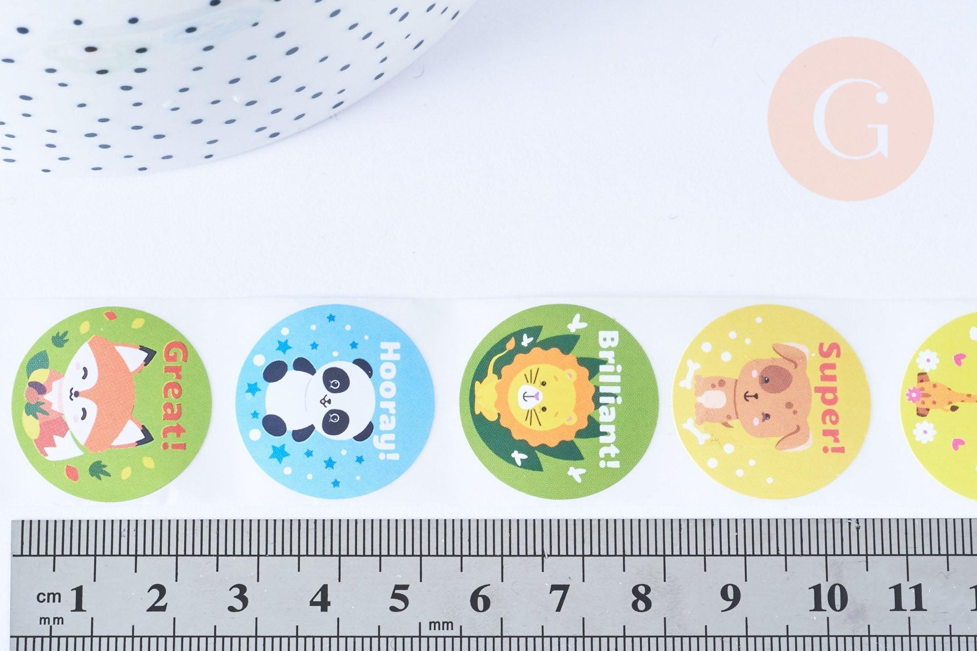 EP -Autocollant encouragements professeur anglais 30mm, x500 (G6637)