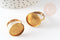EP-Bague réglable pour cabochon 18mm laiton brut, x5 (G1904)