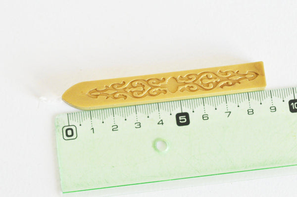 EP Batonnet de cire pour sceau à cacheter doré avec mèche, x1,G3342