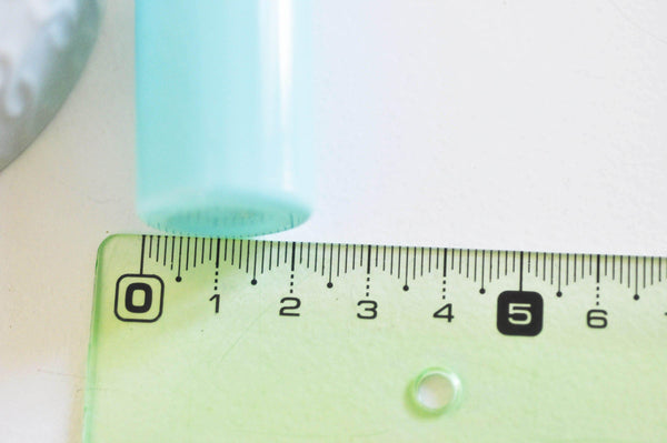 EP Bouteille plastique bleu, bouteille métal,emballage cosmétique, flacon cosmétique,cosmétique maison, contenant avion,5.7x2.3cm,10ml,G3067