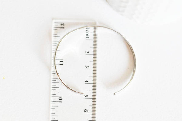 EP Bracelet jonc réglable finition or blanc percé 55mm, x1 (G0525)