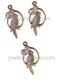 EP Breloques métal perroquet bronze,fourniture bijoux, pendentif oiseau bronze, fourniture créative, pendentif bronze, 2.8cm,x 2-G944