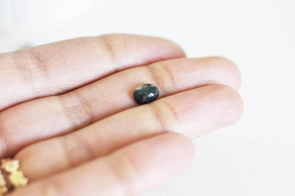 EP Cabochon agate verte, fournitures créatives, cabochon ovale, agate naturelle,10 x 14mm, cabochon agate, bijou pierre,pierre naturelle G282