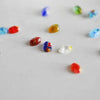 EP-Cabochon dôme marquise ovale millefiori verre multicolore 6x4mm, cabochons verre, verre millefiori,fait main x 20-50 ou 100 pièces- G1944