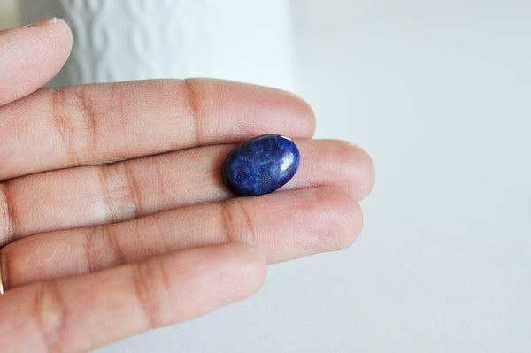EP-Cabochon ovale Lapis Lazulis, cabochon ovale,lapis Lazulis,lapis pierre naturelle,18x13mm, x1 G0378