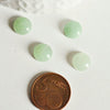 EP Cabochon rond aventurine verte, fournitures créatives, cabochon rond, aventurine naturelle,8mm, pierre naturelle