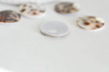 EP Cabochon rond nacre léopard, fournitures créatives, cabochon nacre, création bijoux, cabochon coquillage, nacre naturelle,18mm, les 10-G846
