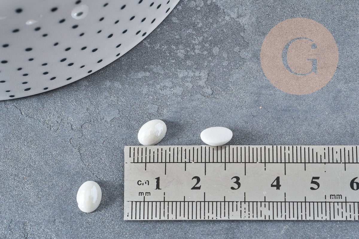EP Cabochon verre oeil de chat ronddiamètre 5 à 10mm, les 20-
