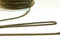 EP Chaîne plate en bronze, fourniture de bijoux créatifs, création de bijoux, chaîne en gros, 2 mm, 92 mètres