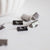 EP Embouts ruban métal metalgun à pincer,fournitures noires,création bijoux,finition ruban,finition chaine,x 10,1cm G286