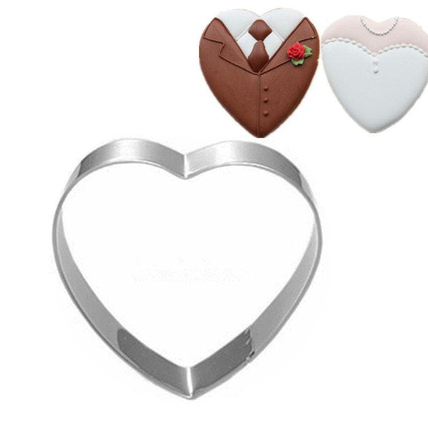 EP Emporte-pièce coeur, Moule patisserie, emporte-pièce en acier inoxydable pour cuisine gateau et loisirs créatifs,6.9cm, x1 G4993