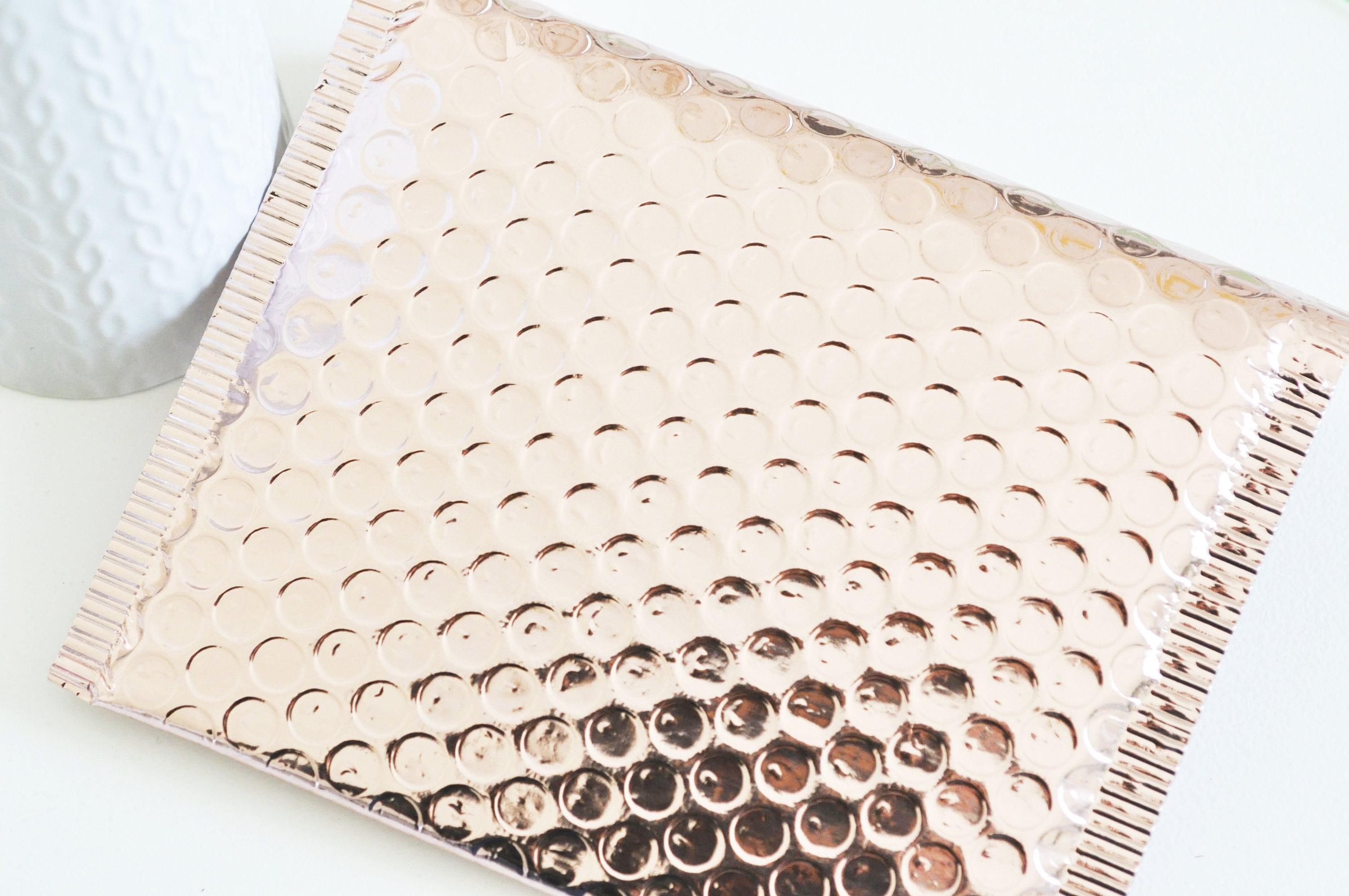 EP-Enveloppes à bulles en plastique rose clair brillant 150x130mm, x9 (G4796)