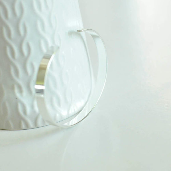 EP Manchette réglable laiton Plaqué argent 925, fournitures créatives, bracelet argent, création bijoux, plaqué argent,argent 925, 6mm