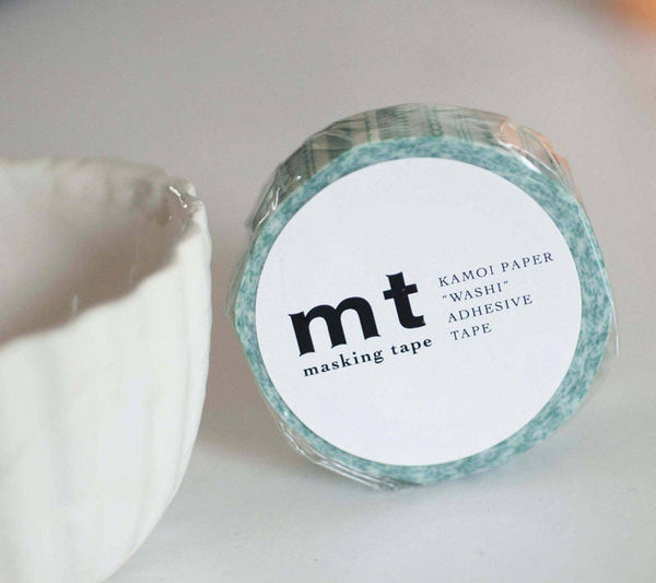 EP Masking Tape MT Vert rayé motifs fins,fournitures créatives,masking tape, adhésif papier, scrapbooking, papeterie, décoration,15mm,10 mètres