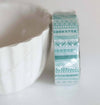 EP Masking Tape MT Vert rayé motifs fins,fournitures créatives,masking tape, adhésif papier, scrapbooking, papeterie, décoration,15mm,10 mètres