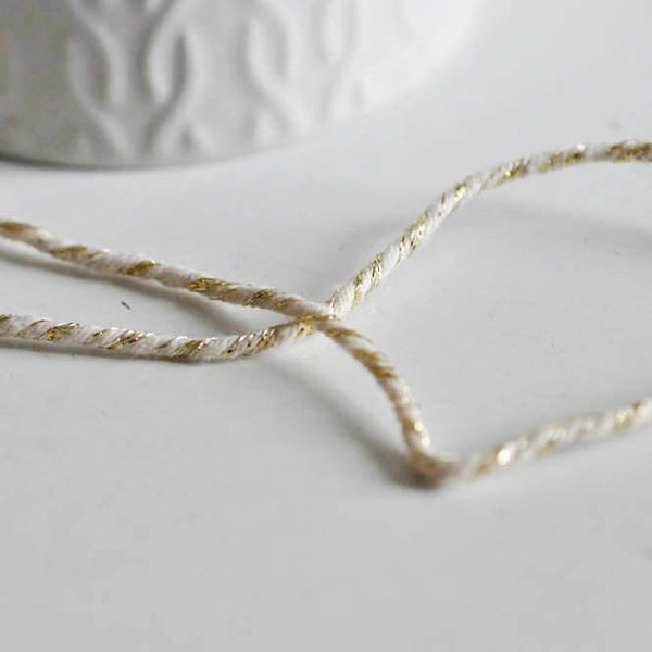 EP NE PAS RENOUVELER Cordon blanc or, fabrication bijoux, création bijoux,ruban mariage,fourniture créative, scrapbooking, largeur 2.5mm, longueur 5 mètres-G1164