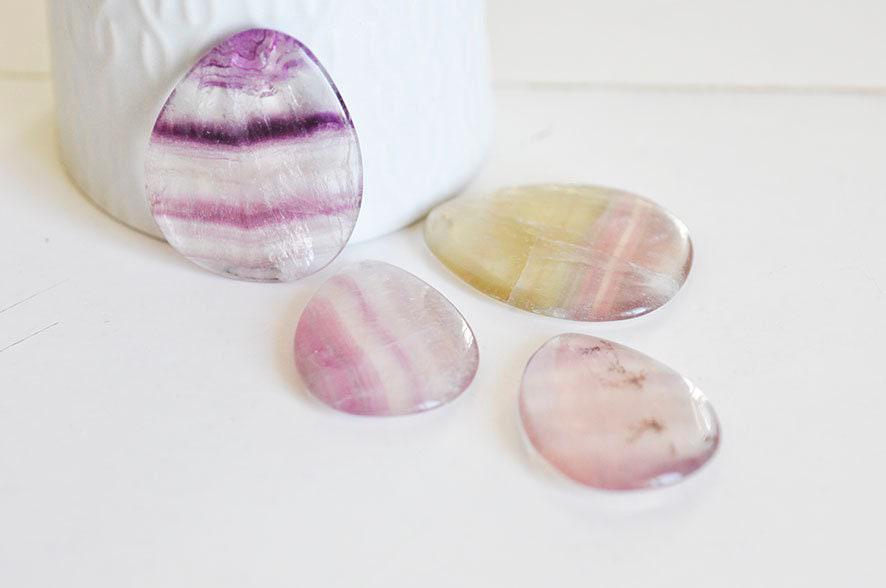 EP Pendentif Fluorite naturelle ovale,pierre naturelle,pierre fluorite,création bijoux,pendentif pierre, fluorite naturelle-G721
