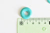 EP-Pendentif donut turquoise sinkiang naturelle teinté 20mm, x1 (G2531)