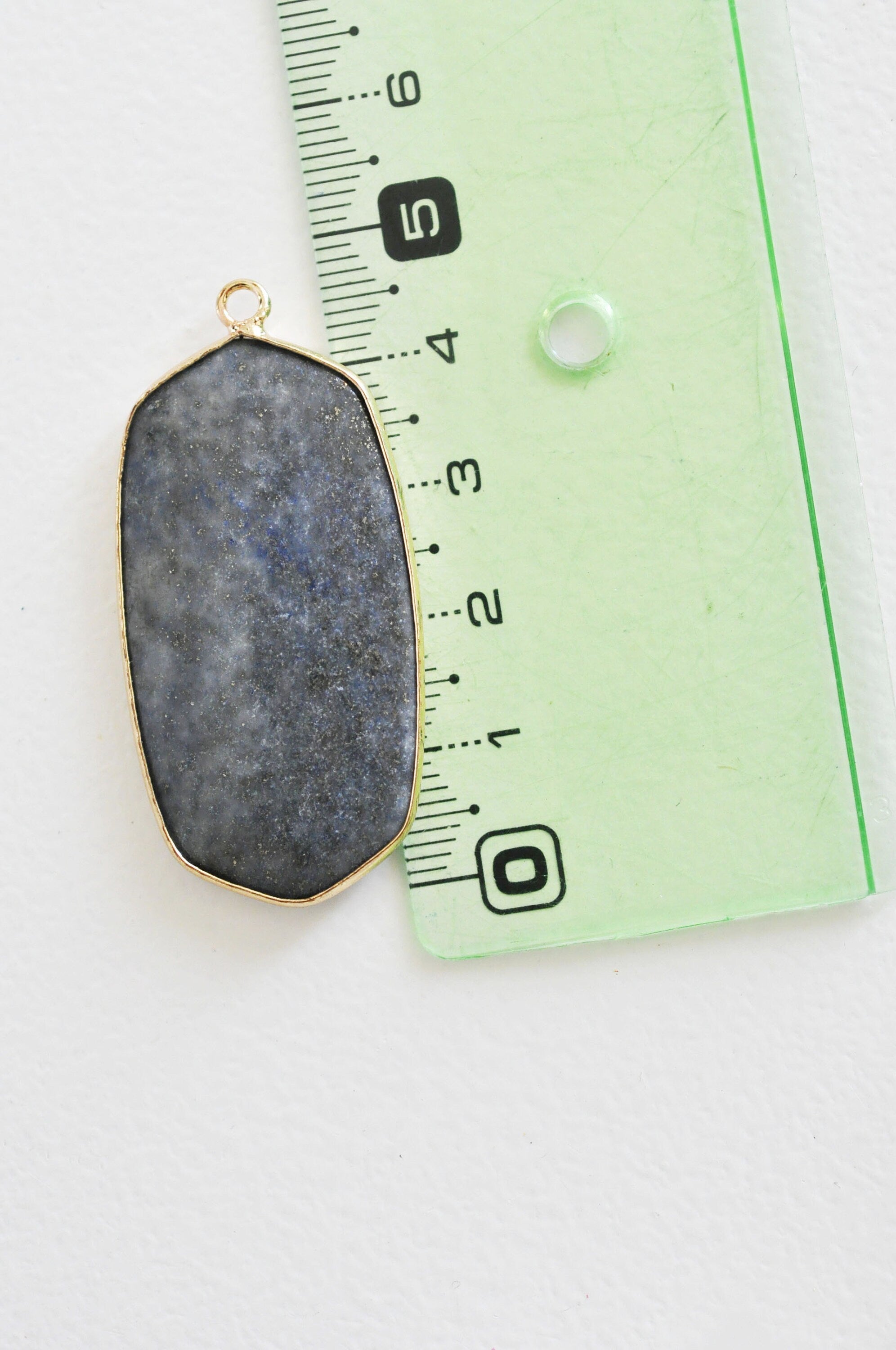 EP Pendentif hexagone lapis lazulis,Pendentif pour bijoux, pendentif pierre, pierre naturelle, pendentif bleu,lapis lazulis naturel,49mm,G2816