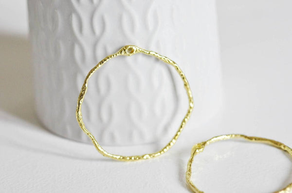 EP Pendentif rond laiton brut 44mm, x2 (G1346)