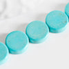 EP Perle disque howlite turquoise, howlite naturelle,perle turquoise,perle pierre,10mm,fil de 40 perles-G1018