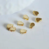 EP Perle goutte laiton doré 18k,perle dorée or,fournitures créatives, sans nickel,creation bijoux,perle géométrique,6mm,x 30-G34