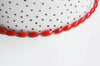 EP-Perle ovale bambou de mer naturel imitation corail rouge 8x4mm, x1 fil de 40cm- G3522