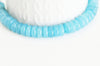 EP Perle rondelle jade bleu ciel,perle jade,pierre naturelle,jade naturel,perle pierre,perle facette,jade,10x5.5mm,fil 75 perles G5219